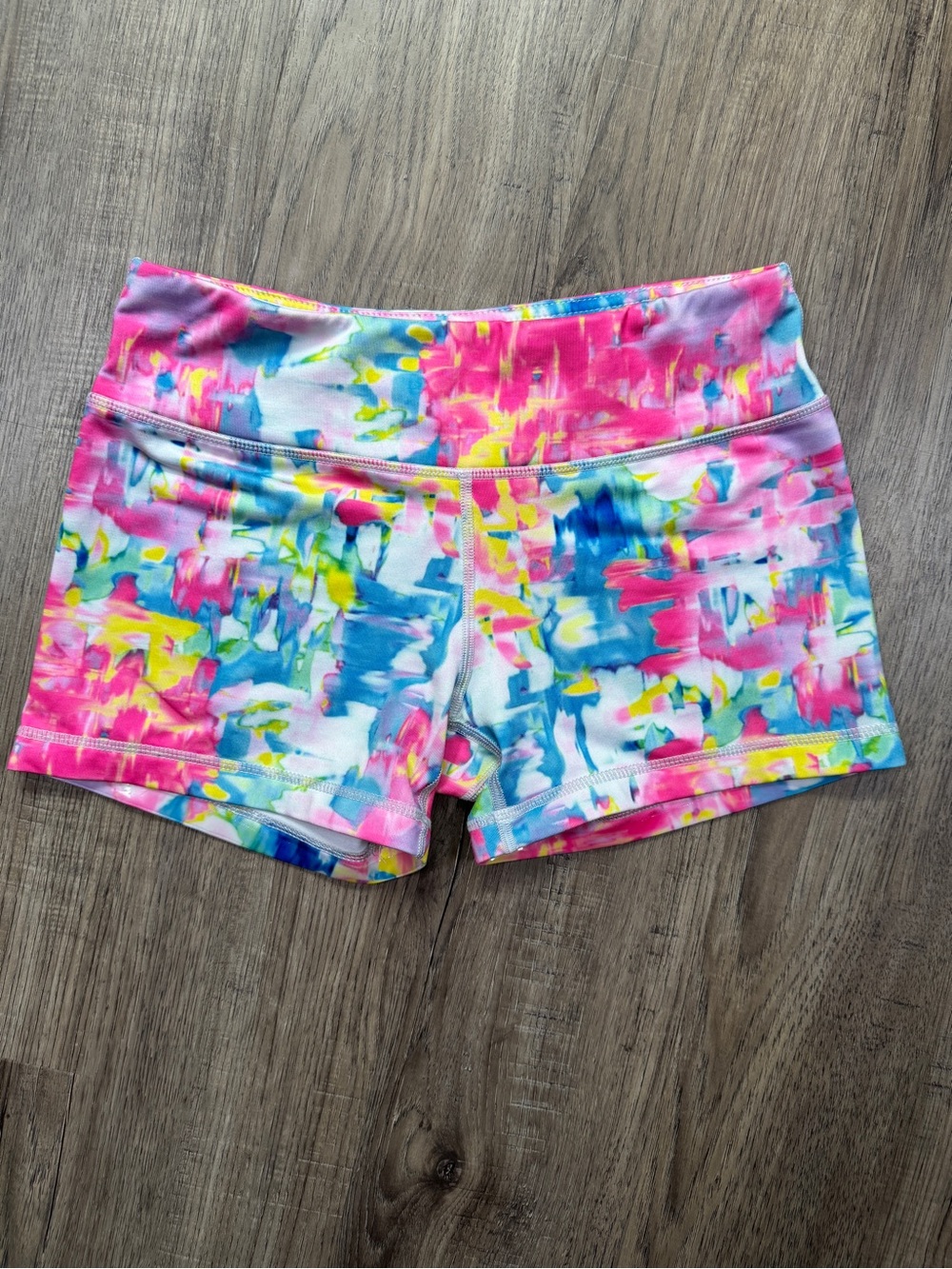 IAB MFG No Ride Shorts - Watercolor Tie-Dye Print - Size Small